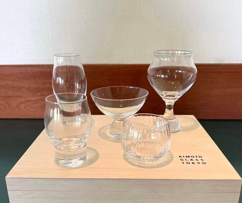 【Sake Vessel】Glass Set KIMOTO GLASS TOKYO